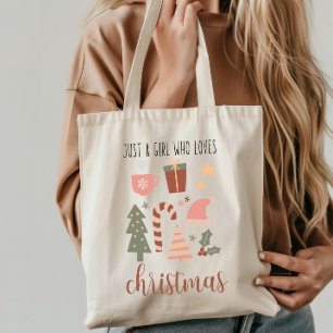 Christmas Girl Tragetasche