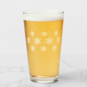 Christmas Glasware Snowflakes Glas