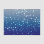 Christmas Glitzern Stars Blue Sky Seidenpapier<br><div class="desc">Christmas Glitzern Stars Blue Sky</div>