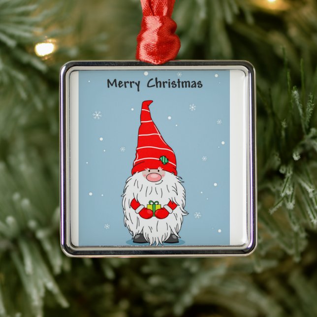 **CHRISTMAS GNOME** CHRISTMAS ORNANATION ORNAMENT AUS METALL (Baum)