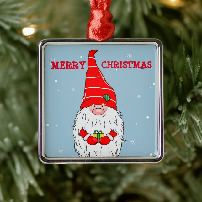 **CHRISTMAS GNOME** CHRISTMAS ORNANATION ORNAMENT AUS METALL (Baum)