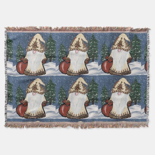 CHRISTMAS GNOME DECKE (Vorderseite)