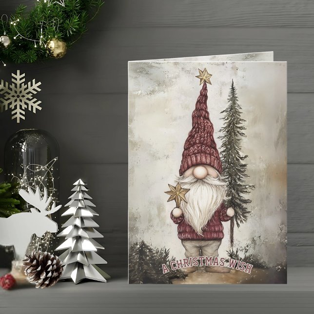 Christmas Gnome for Holiday Karte (Von Creator hochgeladen)