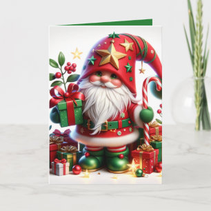 "Christmas Gnome" individuell anpassbar Karte