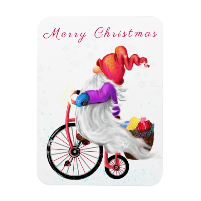 Christmas Gnome Magnet (Vertikal)