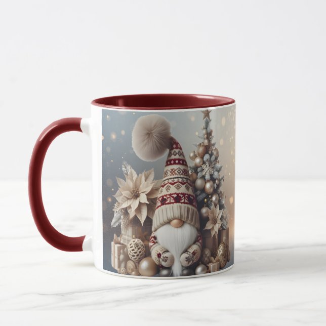 Christmas Gnome Mug Holiday Gift Cozy Winter Tasse (Links)