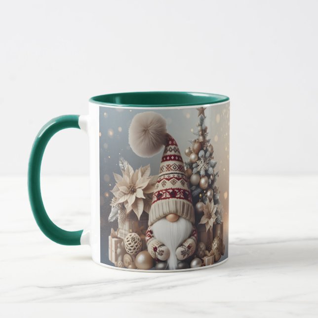 Christmas Gnome Mug Holiday Gift Cozy Winter Tasse (Links)