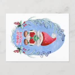 Christmas Gnome Postcard Postkarte