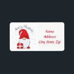 ***CHRISTMAS GNOME** Rücksendeadresse-Label Adressaufkleber<br><div class="desc">VIELEN DANK,  DASS SIE VON EINER MEINER ACHT GESCHÄFTE GESCHAFFEN HABEN.</div>