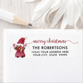 Christmas Gnome Watercolor Joy Script Typografie