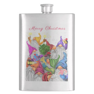 Christmas Gnomes Flask Flachmann