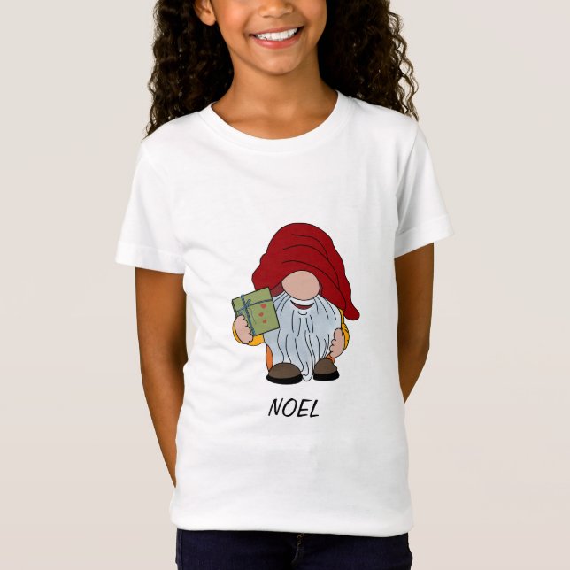 Christmas Gnomes Girls' Fine Jersey T - Shirt (Vorderseite)