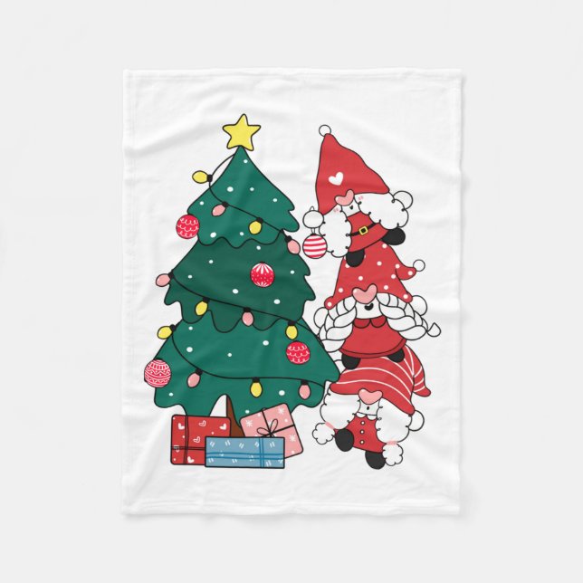 Christmas Gnomes Toddler  Fleecedecke (Vorderseite)