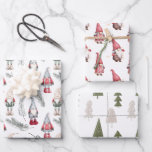 Christmas Gnomes Woodland Pine Geschenkpapier Set<br><div class="desc">Dieses niedliche gnome Weihnachtspapier-Set wird unter Ihrem Baum perfekt aussehen. Die Designs zeichnen sich durch niedliche Gnome und Kiefernbäume aus.</div>