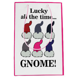 Christmas Gnomes Xmas Lucky Mittlere Geschenktüte