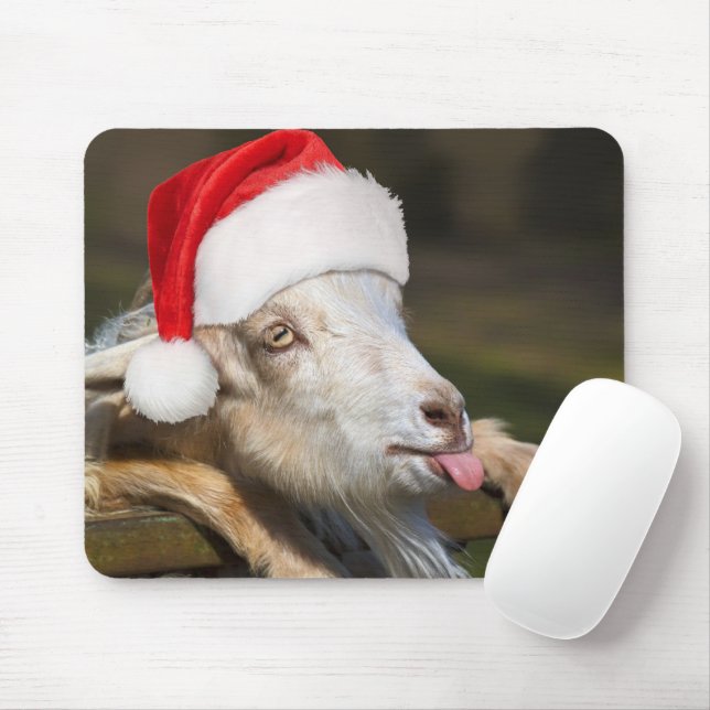 Christmas Goat Mousepad (Mit Mouse)