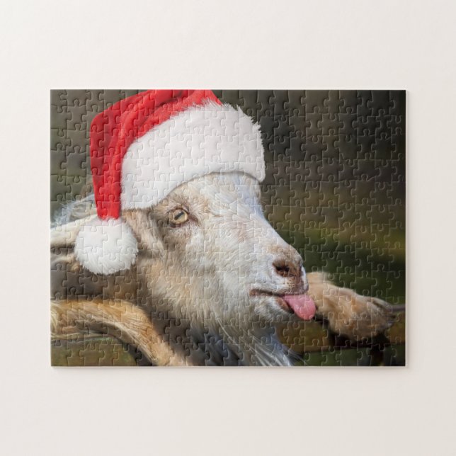 Christmas Goat Puzzle (Horizontal)