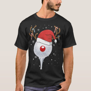 Christmas Goft Reindeer Funny Weihnachtsmannmütze  T-Shirt