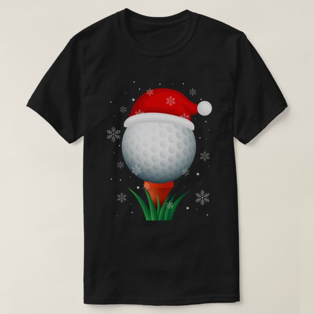 Christmas Goft Reindeer Funny Weihnachtsmannmütze  T-Shirt (Design vorne)
