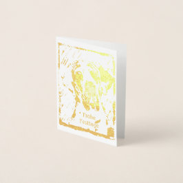 Christmas Gold Great Dane Cards Folienkarte