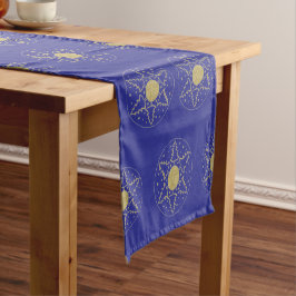 Christmas Gold Trees Personalize 14 x 72 Kurzer Tischläufer