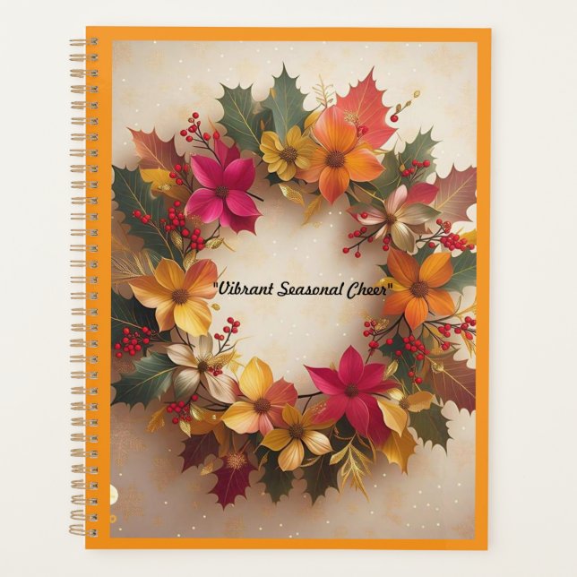 "Christmas Golden Wonder" Planer (Vorderseite)