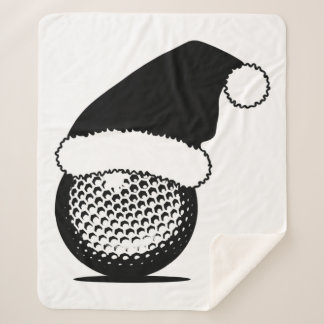 Christmas Golf Ball with Santa Hat Sherpadecke