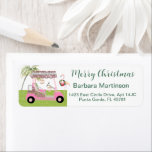 Christmas Golf Lady Thema Rücksendeadresse<br><div class="desc">Nur eine charmante kleine Weihnachtslandschaft - denken Sie aber an eine kleine überragende Golfkarte und Ihr Haustier Flamingo - personalisieren Sie sich natürlich mit Ihrer Adresse. Alle Designfragen oder Anfragen per E-Mail: charmdesignstudio@rcn.com und wir helfen Ihnen gerne weiter.</div>