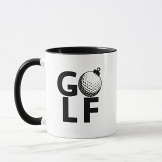 Christmas Golf Ornament Tasse