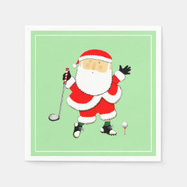 Christmas Golf Party Serviette