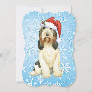 Christmas Grand Basset Griffon Vendéen Feiertagskarte