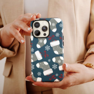 Christmas Graue Strümpfe iPhone Case Mate