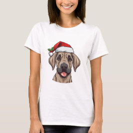 Christmas Great Dane T - Shirt - Fawn