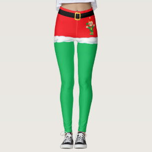 Christmas Green Elf Leggings