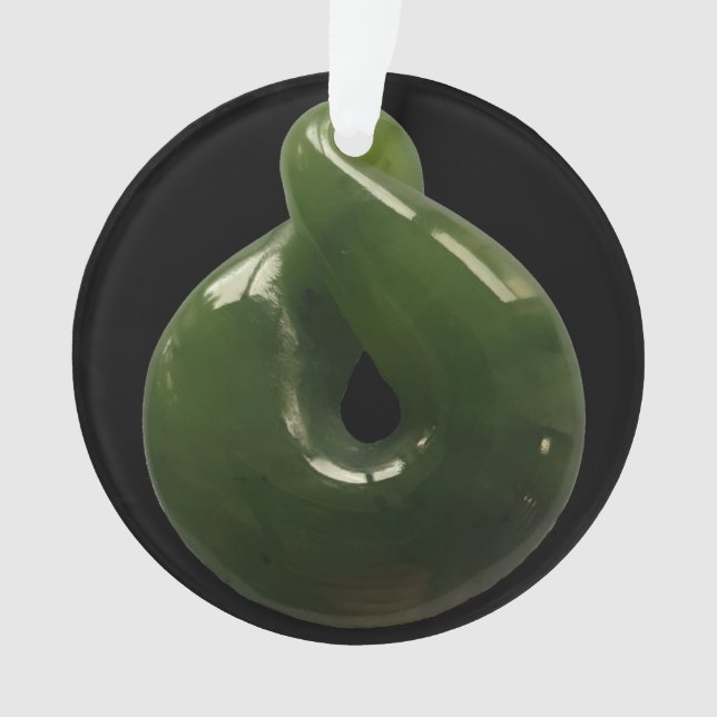 Christmas Greenstone Dekoration (Vorderseite)