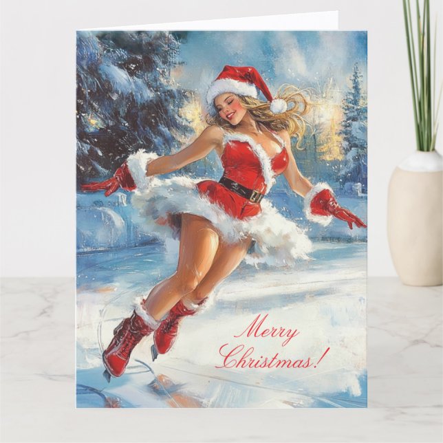 Christmas Greeting Card. Karte (Vorderseite)