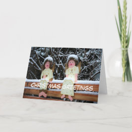 Christmas greetings feiertagskarte