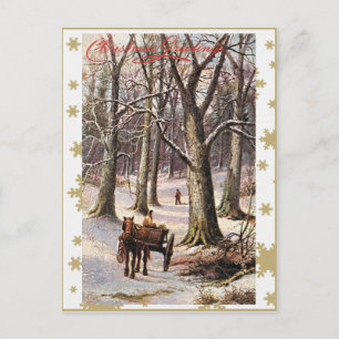 CHRISTMAS GREETINGS FEIERTAGSPOSTKARTE