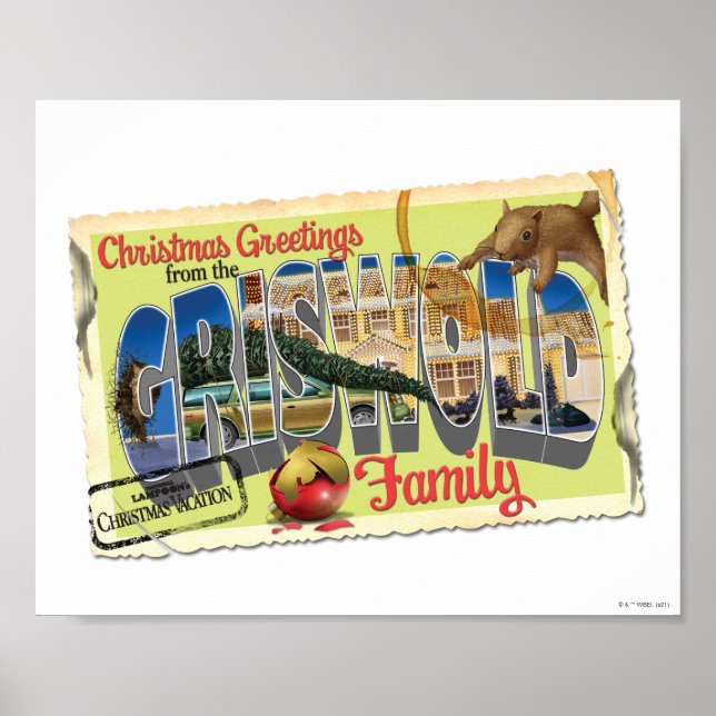 Christmas Greetings from the Griswold Family Poster (Vorne)