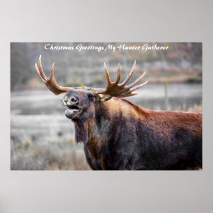 Christmas Greetings My Hunter Gatherer Poster