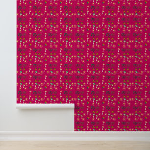 Christmas Groovy Pattern Tapete