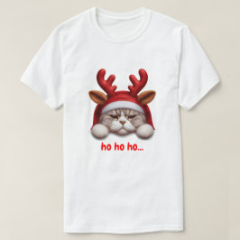 Christmas Grumpy Cat Rentier T-Shirt