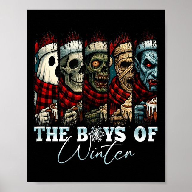 Christmas Halloween Creepmas Friends Horror Xmas C Poster (Vorne)