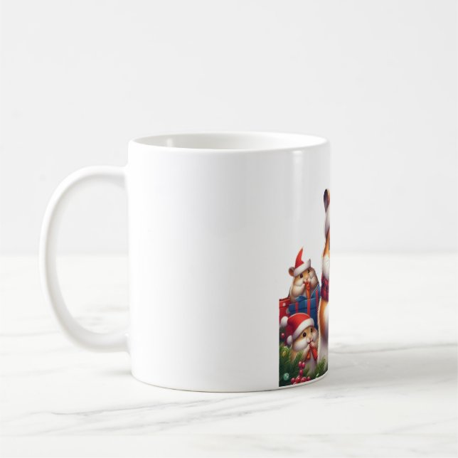 Christmas & Hamster Kaffeetasse (Links)
