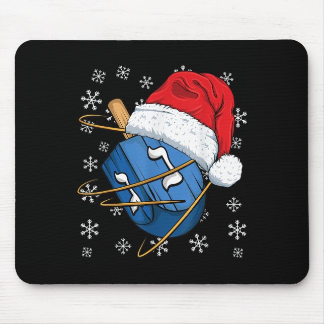 Christmas Hanukkah Dreidel Jewish Designs Uni-kids Mousepad (Vorne)