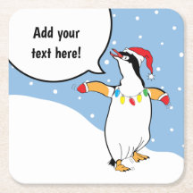 Christmas Happy Penguin Says