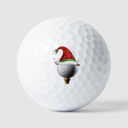 Christmas Hat Magic Golfball