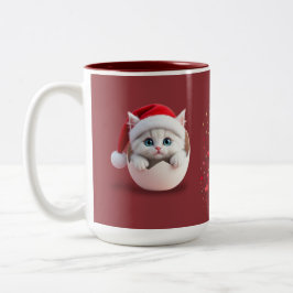 Christmas Hatchling Zweifarbige Tasse
