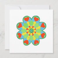 Christmas Heart Mandala