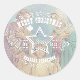 CHRISTMAS Heilige Familie - Aufkleber